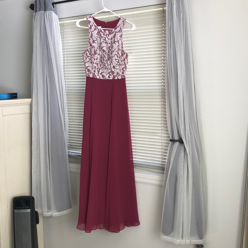 Floor length dress